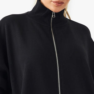 Sudadera con Capucha Extra Grande de Forro Polar para Mujer, Sudadera con Cierre de Cremallera para Invierno, Sudadera con Capucha de Forro Polar para Mujer, Suave y Cálida, Sudadera Informal para Invierno - Product Image 2