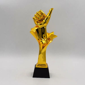 Trofeo de Juego de Plástico Personalizado, Económico, Dorado, Ligero, Impermeable, para Todas las Temporadas, Varios Tamaños (22.5CM, 19CM, 16.5CM, etc.) PK - Product Image 4