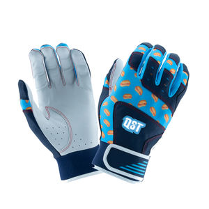 Gants de frappe de baseball synthétiques de haute qualité, nouveau design, respirants, doux, personnalisables, sangle à boucle et crochet, pour droitiers - Product Image 2