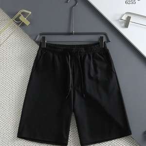 Pantalones cortos informales para correr de verano para hombre 2025, logotipo personalizado, estampado bordado, cintura media, impermeable, ropa de calle de lona - Product Image 4