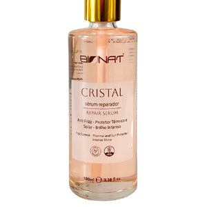 Sérum réparateur cristallin BIONAT, anti-frisottis, protecteur thermique et solaire, brillance intense pour cheveux abîmés, 30 ml - Product Image 3