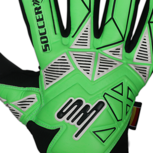ถุงมือฟุตบอลหนังหนา SMX สำหรับผู้รักษาประตู ยี่ห้อ Oxygen Sports คุณสมบัติกันลื่น แห้งเร็ว ป้องกันนิ้วและนิ้วโป้ง - Product Image 2