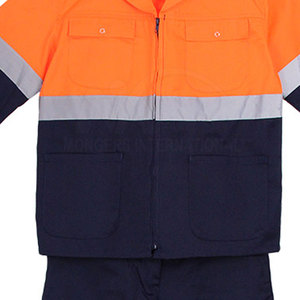 ชุดป้องกันระบายอากาศสะท้อนแสงมองเห็นได้ชัดเจนสำหรับงานก่อสร้างงานถนนและงานกลางแจ้งดีไซน์สำหรับทุกเพศที่ได้รับการรับรอง CE - Product Image 5