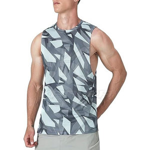 Nouveauté - Débardeur de sport pour homme - Haute qualité, respirant et à séchage rapide, polyester/coton, marque KANEKA SPORTS - Product Image 2