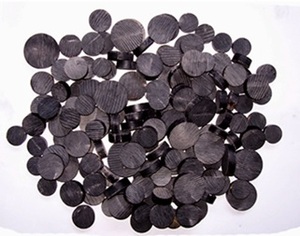 100% Pure Quality High <b>Polished</b> and Natural Buffalo <b>Black</b> Horn Button Blanks for Garment Manufacturer and Exporters - Product Image 3