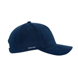 Wholesale Custom Logo Corduroy Performance Golf Hat Structured 6-Panel Curved Baseball <b>Cap</b> Adjustable Closure For Team Uniform - Product Image 4