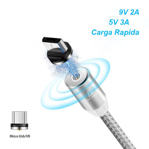 Câble magnétique Micro USB à charge rapide V8, accessoires pour téléphone portable Android - Product Image 5