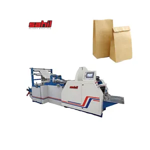 Neue Kollektion Papiertütenmaschine Einkauf Verpackung Flat-Griff-Tütenmaschine