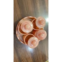 Accessoires cadeaux Diwali Bols en marbre blanc pour fruits secs avec plateau Ensembles cadeaux Bon marché Boîtes à collations personnalisées Coffret cadeau