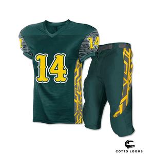 เสื้อทีมฟุตบอลแบบอเมริกันผ้าระบายอากาศได้ดีดีไซน์โลโก้ตามสั่ง - Product Image 2