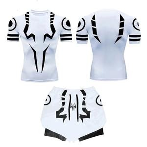 Short d'entraînement de gym slim personnalisé ensemble de chemises ensemble de shorts respirants décontracté de qualité supérieure pour hommes nouveaux ensembles de t-shirts en coton - Product Image 6