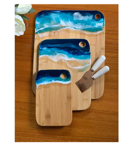 Grande planche à fromage de cuisine en bois biologique et en résine de haute qualité avec une qualité incroyable vente chaude - Product Image 6