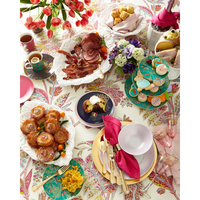 Ensemble de verres à pied en cristal rose poudré de qualité supérieure avec motif doré – Vaisselle élégante pour vin rouge, jus, service de table, mariage