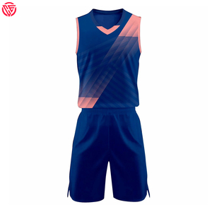 Uniformes de Baloncesto de Manga Corta de Alta Calidad, Cómodos, con el Mejor Diseño, Color Rojo, 100% Poliéster, de Secado Rápido - Product Image 5