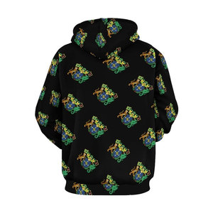 Customized Logo Design Men Printed Hoodies Wholesale Price Cotton <b>Blended</b> Men Printed Hoodies - Product Image 2