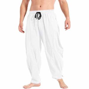Meilleure qualité respirant couleur unie hommes pantalon nouvelle mode Offre Spéciale Streetwear pantalon fabriqué par robe de sport - Product Image 2