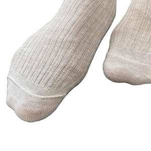 Calcetines de cáñamo para hombre, patrón de rayas, 100% hilo de seda, costura tejida a mano, Punta corta, calcetines de cáñamo Natural de alta calidad - Product Image 4
