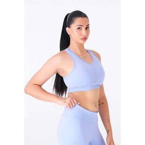 Sujetador deportivo moderno y elegante azul cielo - Product Image 3