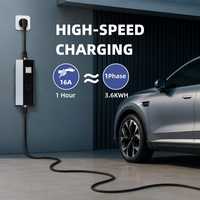 Pengisi Daya EV Portabel Tahan Air IP67 Tipe 2 Output AC 3.6kW DD-EV-PC Stasiun Pengisian Daya Luar Ruangan Segala Cuaca