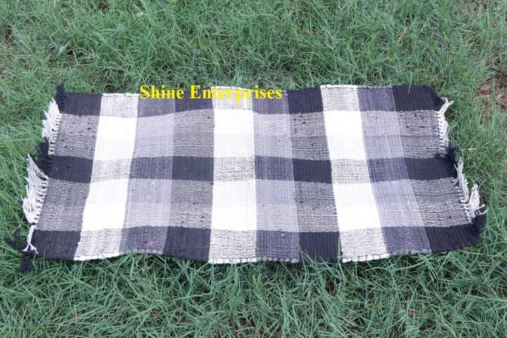 Custom Design Anti-Slip Waterproof Cotton Doormat Entrance Mat for Indoor Outdoor Home Exercise Camping Travel Prayer Patchwork