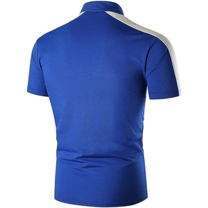 Coton tricoté écologique personnalisable pour chemise homme, décontractée, golf, séchage rapide, style urbain, motif uni, taille personnalisée, vierge - Product Image 2