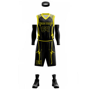 Nouvel uniforme de basket-ball personnalisé de haute qualité conception libre maillots fabricant uniformes de basket-ball réversibles à vendre - Product Image 5