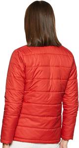 Chaqueta acolchada gruesa y cálida de invierno para mujer con logotipo personalizado, ropa de burbujas con relleno de algodón transpirable, forro de poliéster, tela tejida - Product Image 3