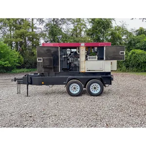 Groupe électrogène diesel industriel 80 kW avec sélecteur de tension, remorquable, pour usage commercial de secours - Product Image 3