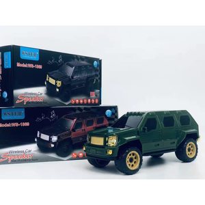 SUV a forma di auto robusto Boombox altoparlante senza fili Bluetooth con luci a LED, cellulare universale compatibile - Product Image 2