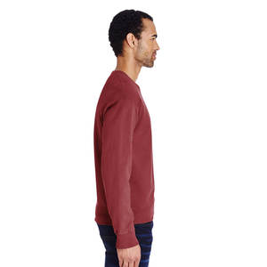 Sweat-shirt en molleton uni de haute qualité, lourd, avec impression de logo en relief, thermique, avec étiquette personnalisée - Product Image 3