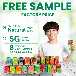 Almendra 330 ml 11,1 floz Bebida de jugo 24 latas lata de cartón Sin azúcar OEM ODM Etiqueta privada Muestra gratis exportación lista Vietnam - Product Image 4