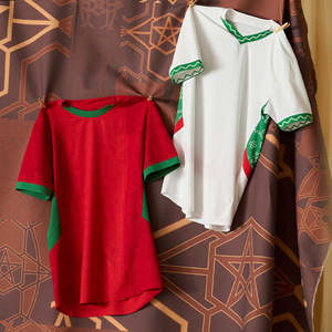 Maillots de football du Maroc en gros, qualité supérieure, prix bas, maillots de football thaïlandais classiques, maillots de football personnalisés à domicile, maillots de football Hakimi - Product Image 4