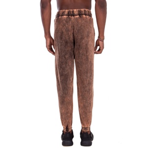 Acid Washed Casual Canvas 2025 Latest Design Cotton Fleece Jogger Sweatpants Flat Breathable High Quality Men's <b>Christmas</b> <b>Offer</b> - Product Image 3