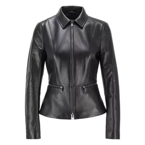 Chaqueta de Motocicleta de Cuero PU Genuino para Mujer, Estilo Nuevo, Transpirable, Resistente al Viento, de Secado Rápido, para Invierno, Color Personalizable - Product Image 5