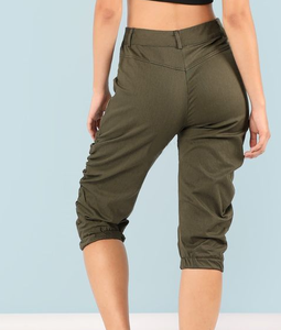 Nueva Llegada, Shorts Cargo de Algodón para Mujer, Hechos a Medida, OEM, Ecológicos, de Secado Rápido, Transpirables, Cintura Alta, Colores y Logotipo Personalizables - Product Image 3