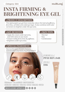 Offres Spéciales soulève et resserre Insta raffermissant et éclaircissant Gel contour des yeux adapté aux soins de la peau au bureau - Product Image 2