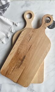 Rustic Heart-Handle Pine Wood Cheese Board Aesthetic Mini Burger Serving Tray Natural Wood <b>Pizza</b> <b>Peel</b> & Chopping Block Kitchen - Product Image 2