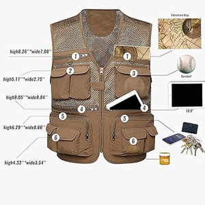 Invierno impermeable ligero duradero transpirable Chaleco de pesca ropa exterior para aventura al aire libre - Product Image 3