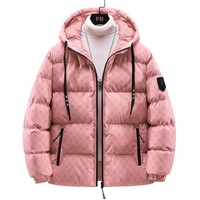 Veste matelassée en coton à manches longues, col montant épais, doudoune, hauts d'hiver, manteau court, mode coréenne
