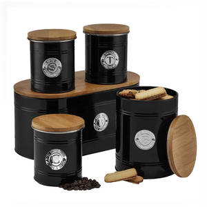 Lot de 4 pots à sucre de différentes tailles vaisselle décorative pour la maison et la cuisine hôtels et restaurants fournisseur du fabricant en gros - Product Image 6