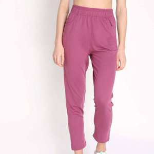 Pantalones de Jogger cómodos y elegantes para mujer con cintura con cordón y bolsillos para el uso diario de invierno - Product Image 1