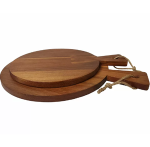 Tabla de cortar de madera de acacia superventas 100%, tabla decorativa para encimera de utensilios de cocina con logotipo personalizado - Product Image 2
