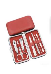 Best Quality 7 Pieces Silver Color <b>Nail</b> Clippers Set High Quality Manicure <b>Kits</b> By Zachary Industries - Product Image 3