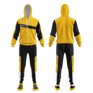 Vêtements de performance écologiques pour hommes grandes tailles, améliorez vos performances athlétiques en automne avec des survêtements en fibre de bambou 100% sublimée - Product Image 3