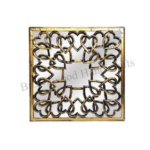 Export Quality MDF Wood Hand Carved <b>Panels</b> Luxury Home Decor <b>Mirror</b> Wall <b>Panel</b> Decorative Wooden Carved <b>Mirror</b> Wall <b>Panel</b> - Product Image 4