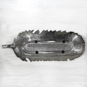 Plateau décoratif en aluminium à motif traditionnel réutilisable, écologique, motif traditionnel argenté décoratif - Product Image 4