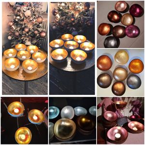 ชามมะพร้าวธรรมชาติแบบดั้งเดิมชุดเครื่องใช้บนโต๊ะอาหารงานหัตถกรรมสำหรับตกแต่งบ้าน - Product Image 4