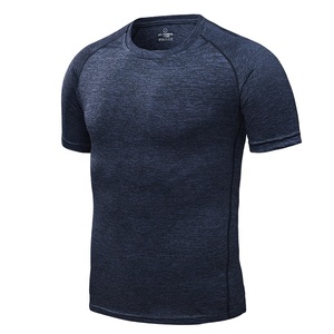 Logotipo personalizado de secado rápido para hombre Camiseta de gran tamaño deportes correr camiseta gimnasio Fitness camiseta para hombres - Product Image 3