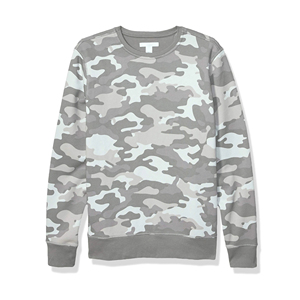 Sweat-shirt à col rond en molleton pour hommes Vente en gros Sweat-shirt personnalisé imprimé camo Sweatshirts respirants à séchage rapide pour hommes personnalisés - Product Image 4