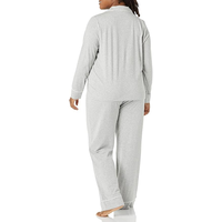 Kadın pijama setleri uzun kollu salonu setleri Pjs nefes mektup grafik spagetti kayışı üst ve uzun pantolon pijama